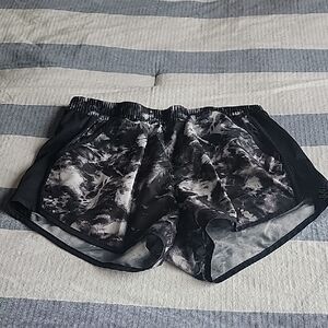 Under Armour Women's Black and Gray Athletic Shorts.